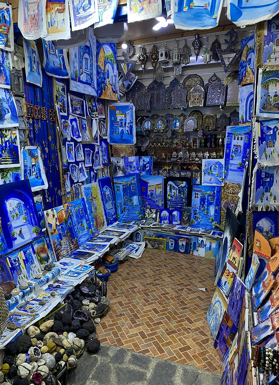 Medina in Chefchaouen, Morocco by James Atwell